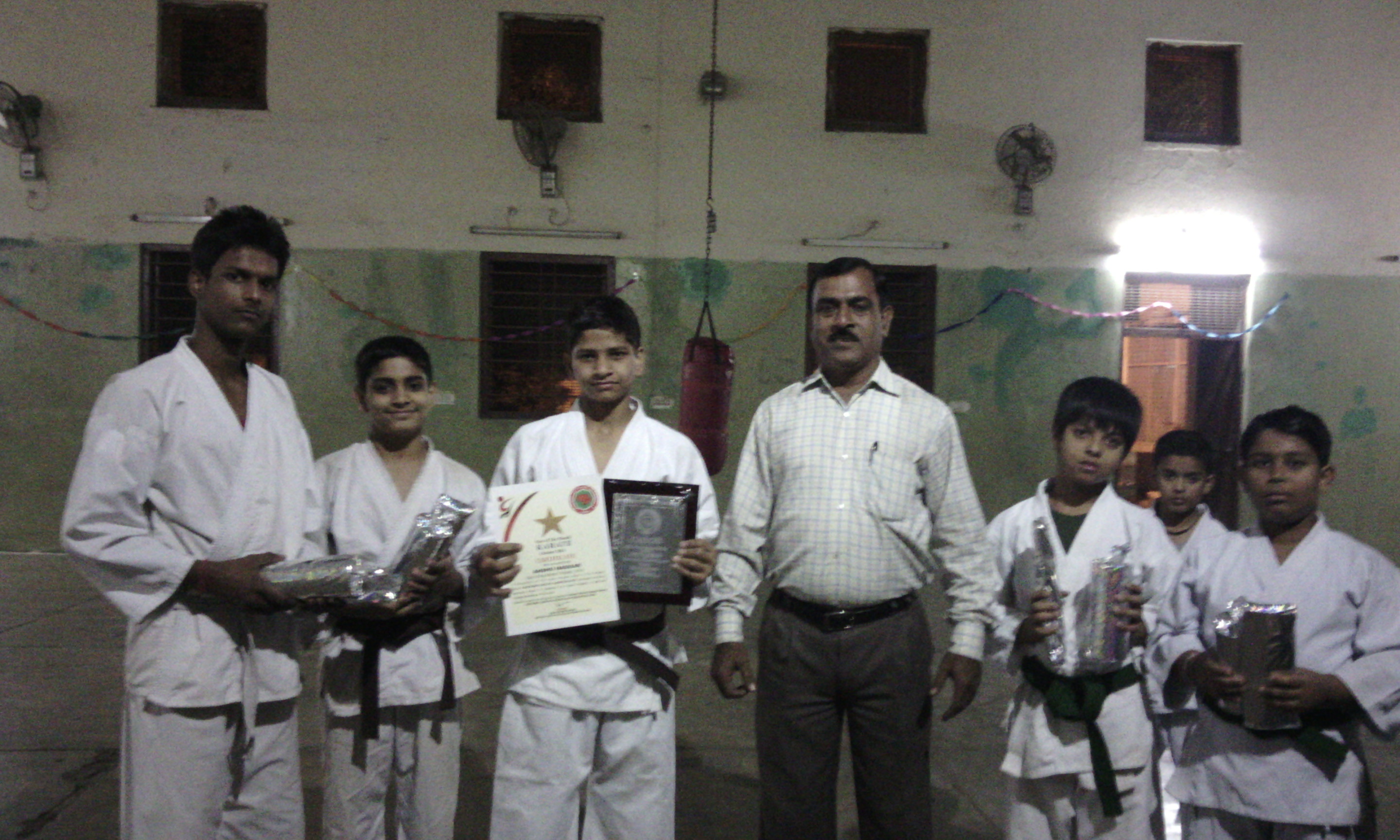Star Of The Month Anshu Naggar For October 2014 At Shao Kano Martial Arts Club
